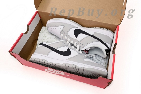 [Sale] Nike Dunk Low Gray and white lottery ticket DR9654-001 - 图片 7