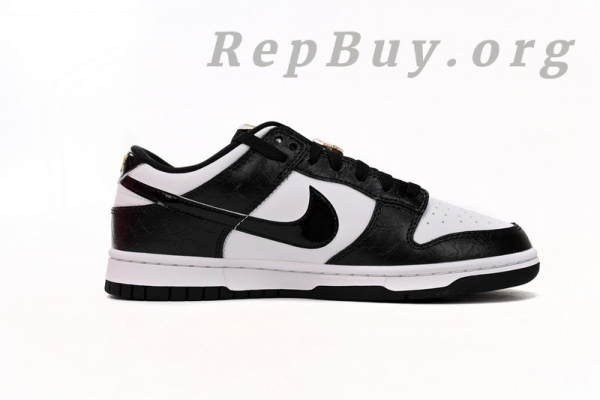 [Sale] Nike Dunk Low Panda gold Buckle DR9511-100 - 图片 6
