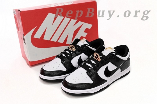 [Sale] Nike Dunk Low Panda gold Buckle DR9511-100 - 图片 12