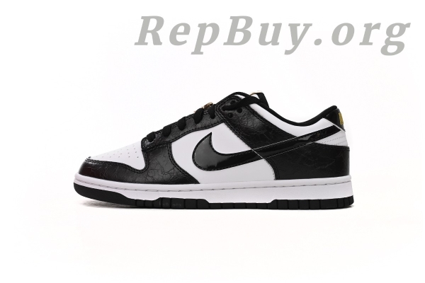 [Sale] Nike Dunk Low Panda gold Buckle DR9511-100