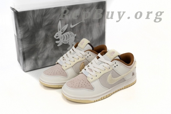 [Sale] Nike Dunk Low Retro PRM Year of the Rabbit Fossil Stone (2023) FD4203-211 - Image 12