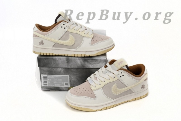 [Sale] Nike Dunk Low Retro PRM Year of the Rabbit Fossil Stone (2023) FD4203-211 - Image 14