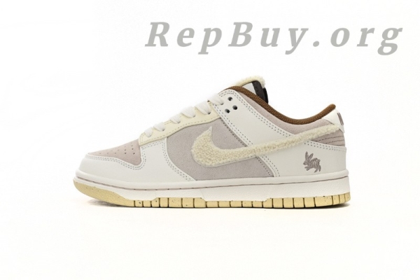 [Sale] Nike Dunk Low Retro PRM Year of the Rabbit Fossil Stone (2023) FD4203-211