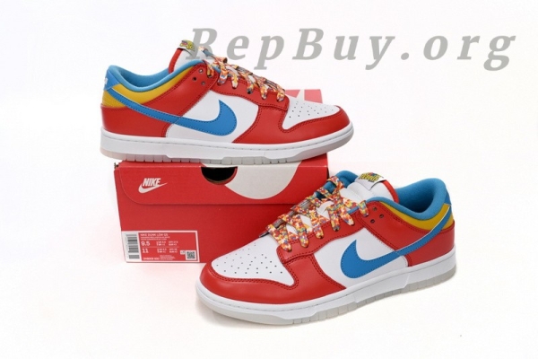 [Sale] Nike Dunk Low White, red And Blue DH8009-600 - 图片 4