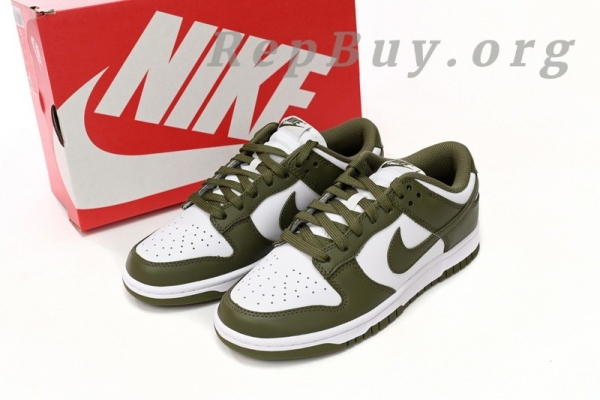[Sale] Nike Dunk Low White Scattered olive Green DD1503-120 - 图片 10