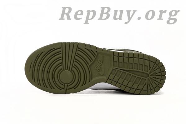 [Sale] Nike Dunk Low White Scattered olive Green DD1503-120 - 图片 4