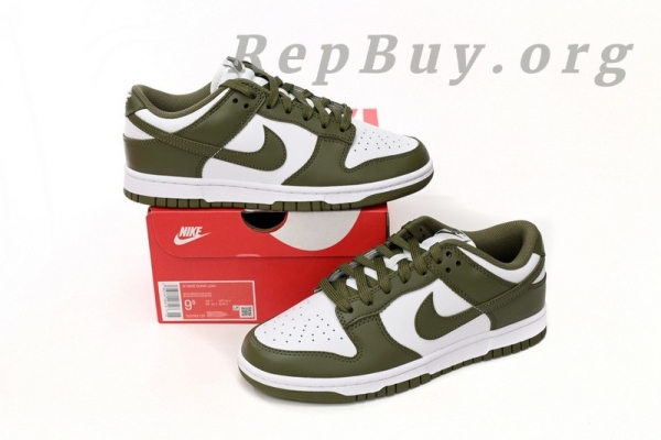 [Sale] Nike Dunk Low White Scattered olive Green DD1503-120 - 图片 15