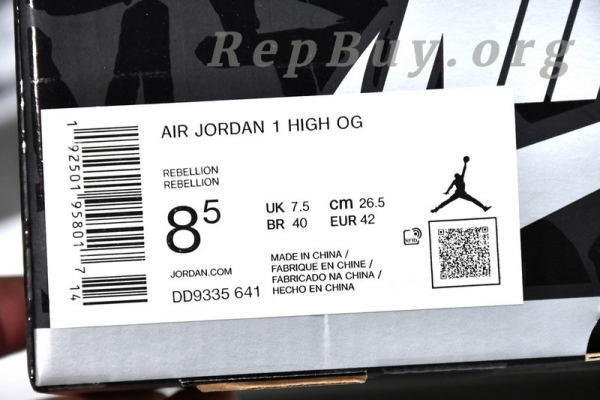 Top Version Air Jordan 1 High Revolt 555088-036 - 图片 21