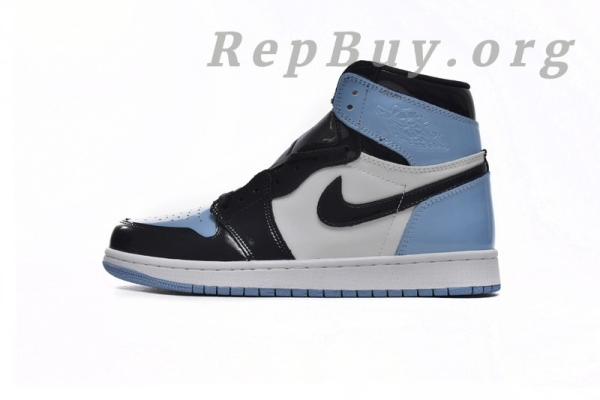 Top Version Air Jordan 1 Retro High OG UNC Patent CD0461-401 - Image 2