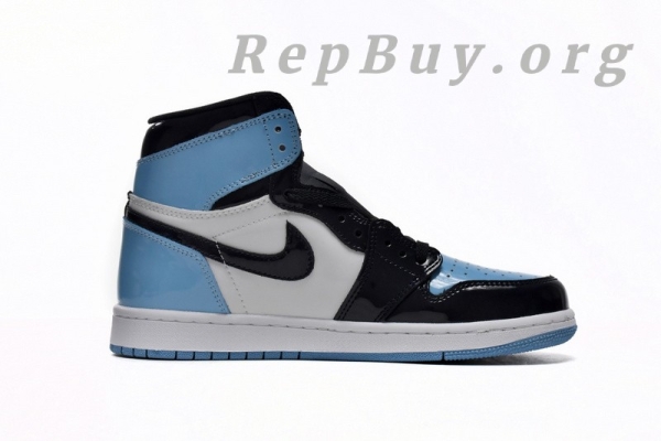 Top Version Air Jordan 1 Retro High OG UNC Patent CD0461-401 - Image 3