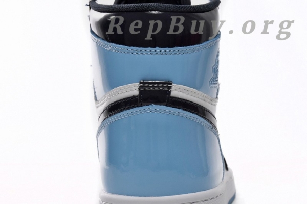 Top Version Air Jordan 1 Retro High OG UNC Patent CD0461-401 - Image 7