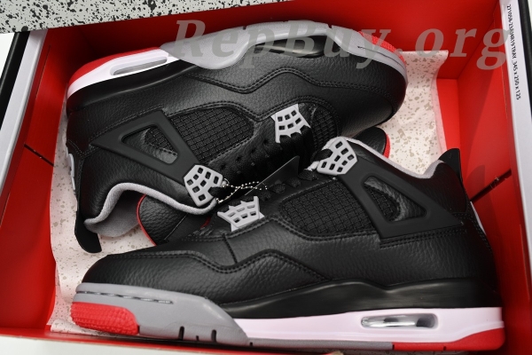 Top Version Air Jordan 4 Bred Reimagined FV5029-006 - 图片 15