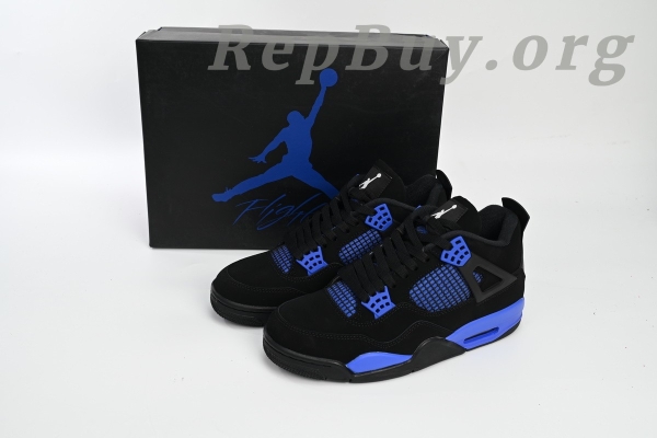 Top Version Air Jordan 4 Retro Black Blue CT8527-018 - 图片 14