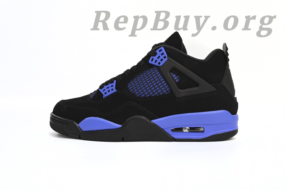 Best Top Version Air Jordan 4 Retro Black Blue CT8527-018 Replica