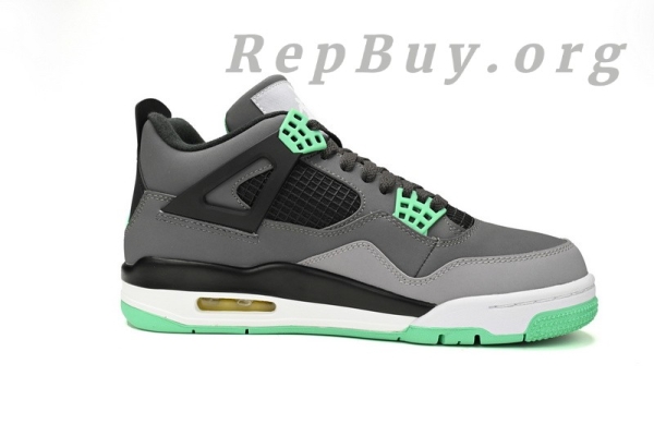 Top Version Air Jordan 4 Retro Green Glow 308497-033 - Image 3