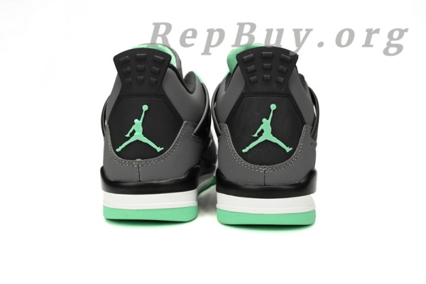 Top Version Air Jordan 4 Retro Green Glow 308497-033 - Image 4