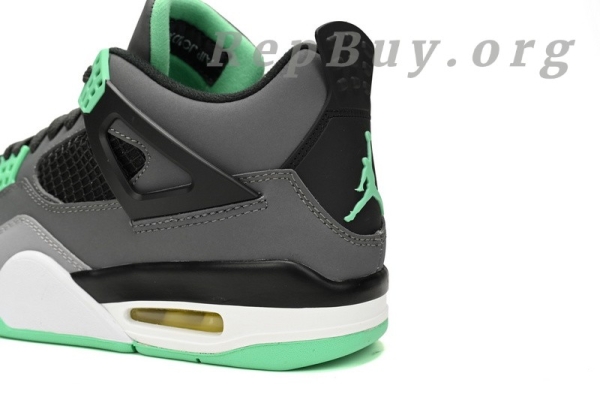 Top Version Air Jordan 4 Retro Green Glow 308497-033 - Image 6