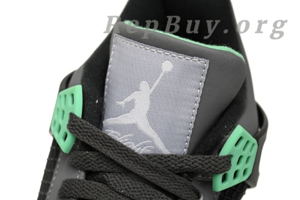 Top Version Air Jordan 4 Retro Green Glow 308497-033 - Image 8