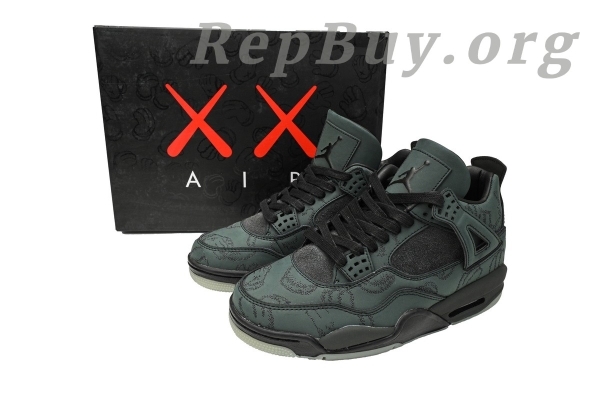 Top Version Air Jordan 4 Retro Kaws Black, High Quality Replica Air Jordan 4, Best Kaws Jordan 4 Reps, 1:1 Replica AJ4 Kaws, Premium Fake Jordan 4 Kaws, 930155-003 Replica Sneakers, Perfect Copy Air Jordan 4 Kaws Black