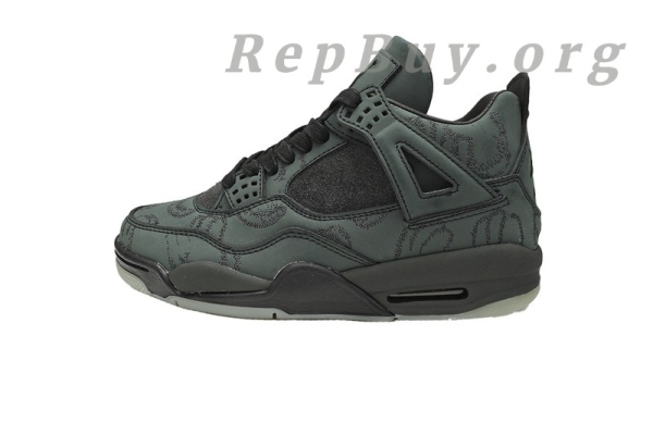 Top Version Air Jordan 4 Retro Kaws Black, High Quality Replica Air Jordan 4, Best Kaws Jordan 4 Reps, 1:1 Replica AJ4 Kaws, Premium Fake Jordan 4 Kaws, 930155-003 Replica Sneakers, Perfect Copy Air Jordan 4 Kaws Black