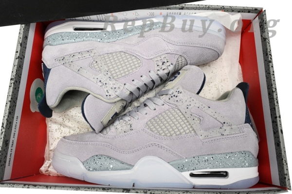Top Version Air Jordan 4 RetroGeorgetown AJ4-1043505 - Image 15