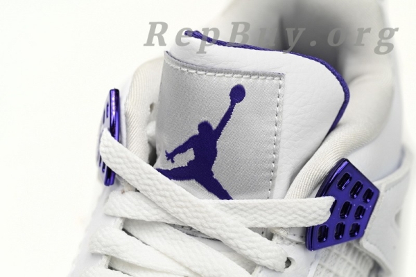 Top Version Air Jordan 4 Retro Metallic Purple CT8527-115 - Image 8