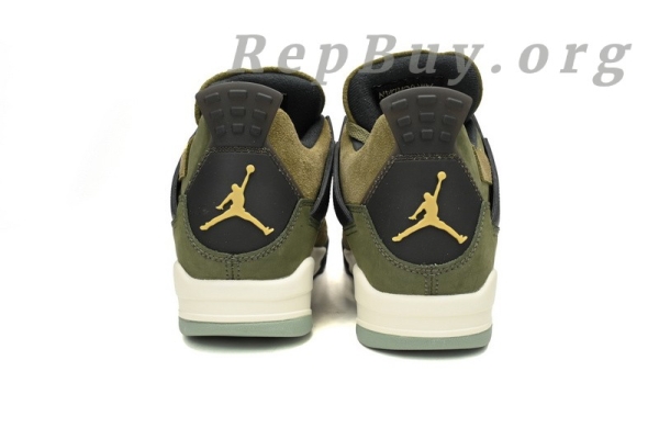 Top Version Air Jordan 4 Retro SECraft Medium Olive FB9927-200 - Image 4