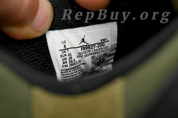 Top Version Air Jordan 4 Retro SECraft Medium Olive FB9927-200 - Image 9
