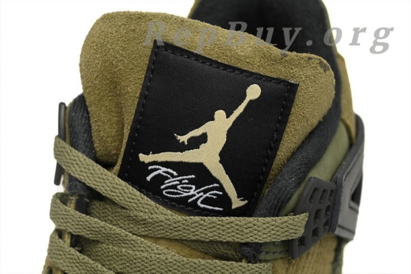 Top Version Air Jordan 4 Retro SECraft Medium Olive FB9927-200 - Image 8