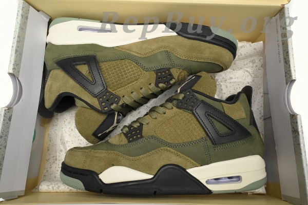 Top Version Air Jordan 4 Retro SECraft Medium Olive FB9927-200 - Image 15