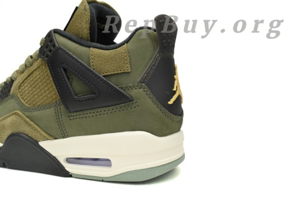 Top Version Air Jordan 4 Retro SECraft Medium Olive FB9927-200 - Image 6