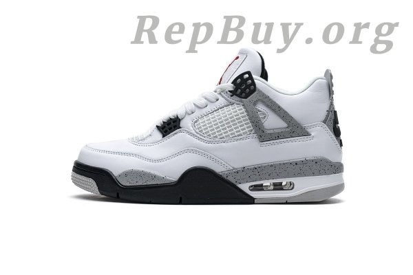 Top Version Air Jordan 4 Retro White Cement 840606-192