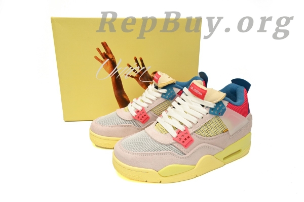 Top Version Air Jordan 4 RetroUnion Guava Ice DC9533-800 - Image 14