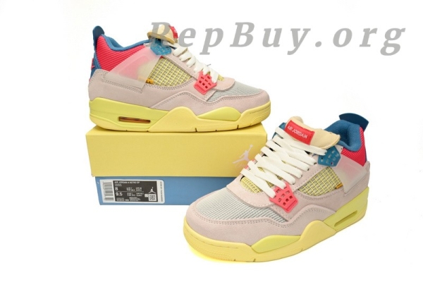 Top Version Air Jordan 4 RetroUnion Guava Ice DC9533-800 - Image 13