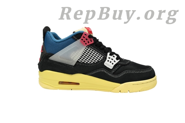Top Version Air Jordan 4 RetroUnion Off Noir DC9533-001 - Image 8