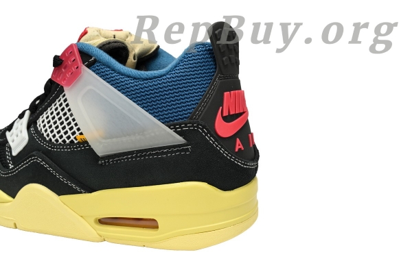 Top Version Air Jordan 4 RetroUnion Off Noir DC9533-001 - Image 5
