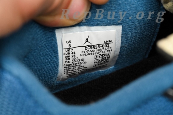 Top Version Air Jordan 4 RetroUnion Off Noir DC9533-001 - Image 10