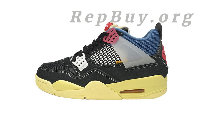 Best Top Version Air Jordan 4 RetroUnion Off Noir DC9533-001 Replica
