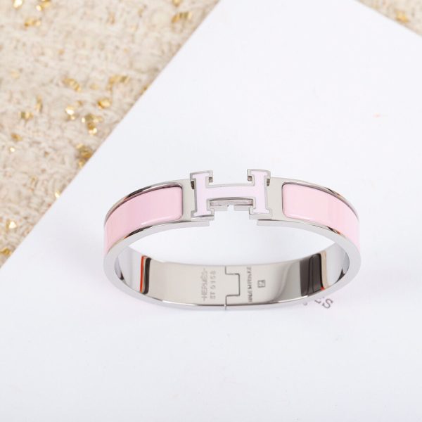 18K Clic H Pink Bracelet - 图片 5