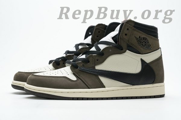 Top Version Air Jordan 1 Retro High Travis Scott CD4487-100 - Image 2