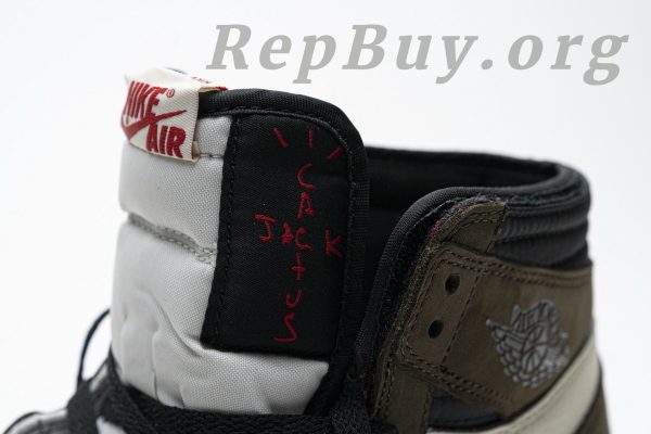 Top Version Air Jordan 1 Retro High Travis Scott CD4487-100 - Image 16