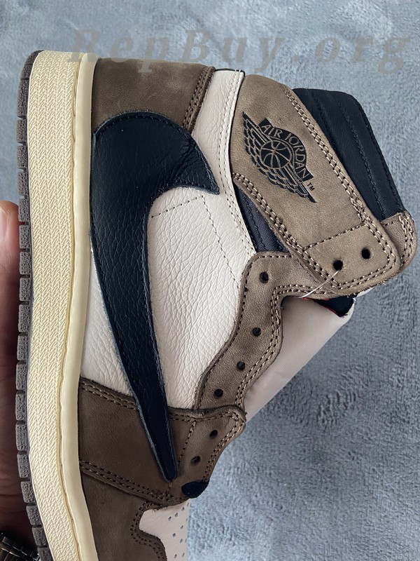 Top Version Air Jordan 1 Retro High Travis Scott CD4487-100 - Image 7