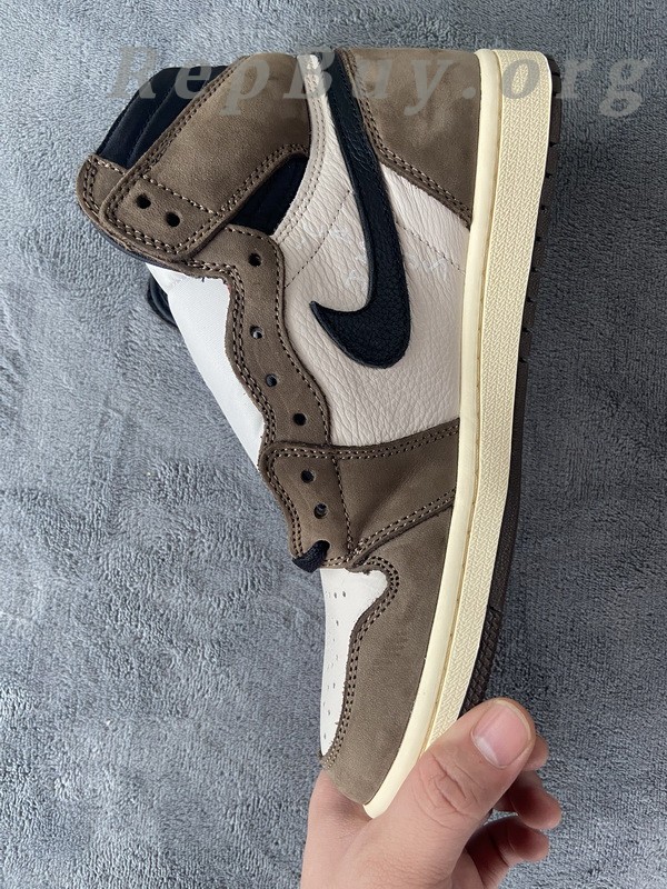 Top Version Air Jordan 1 Retro High Travis Scott CD4487-100 - Image 10
