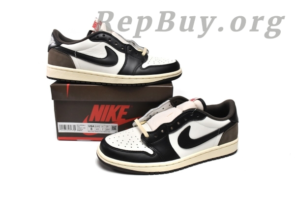 Top Version Travis Scott x Air Jordan 1 Low Dark Mocha  CQ4277-105 - Image 5