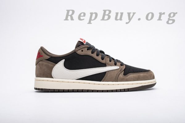 Top Version Travis Scott x Air Jordan 1 Low OG SP-T CQ4277-001 - Image 3