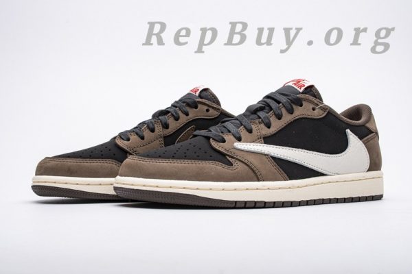 Top Version Travis Scott x Air Jordan 1 Low OG SP-T CQ4277-001 - Image 4