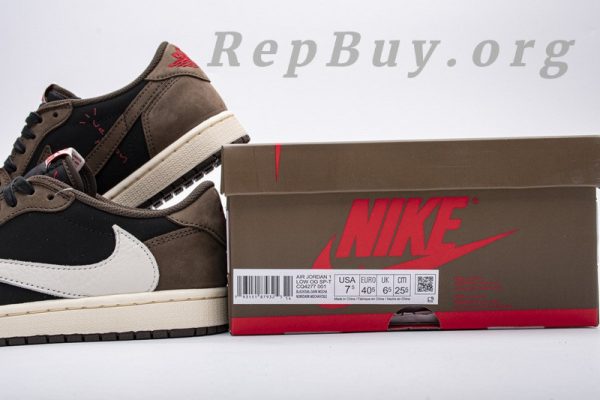 Top Version Travis Scott x Air Jordan 1 Low OG SP-T CQ4277-001 - Image 23