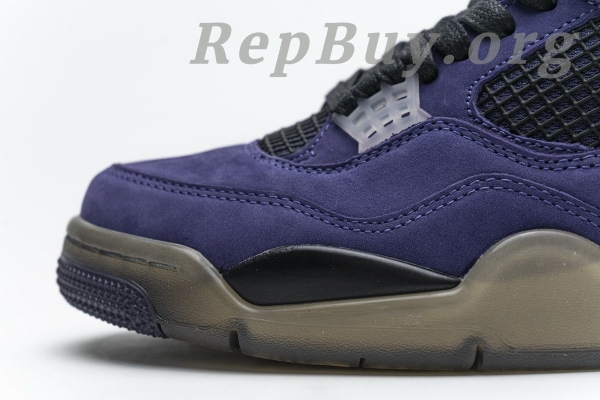 Top Version Travis Scott x Air Jordan 4 Retro Purple AJ4-766302 - 图片 17