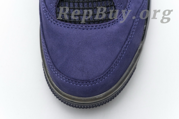 Top Version Travis Scott x Air Jordan 4 Retro Purple AJ4-766302 - 图片 16
