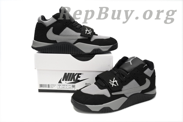 Travis Scott x Jordan Cut The Check Nice Kicks Black Charcoal FZ8117-481 - Image 14